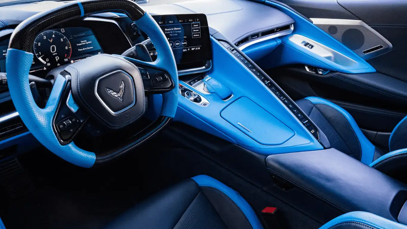 CORVETTE C8 2023 BLUE - Dashboard